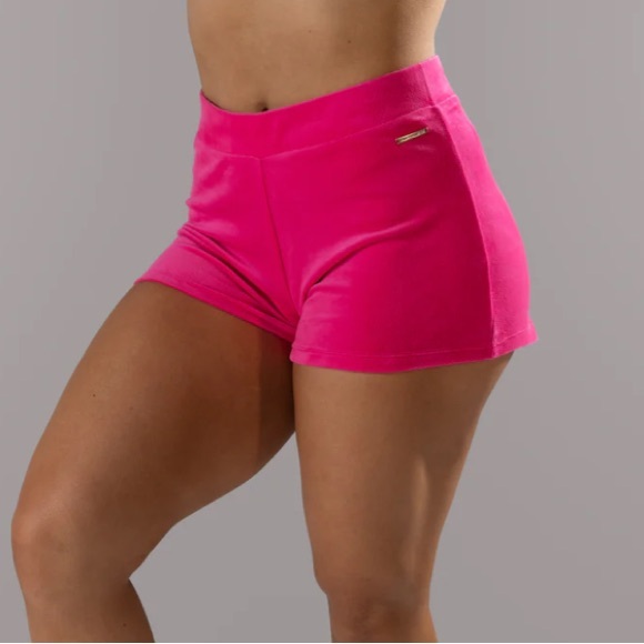 VELOUR SHORTS - Picture 2 of 10